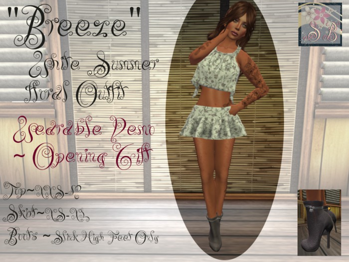 <SB> "Breeze" Wearable Demo/ Gift Color Outfit