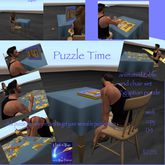 Build a Puzzle table & chair set-Crate