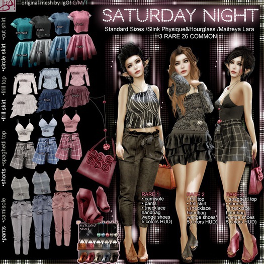 !gO! Saturday night - Spaghetti Top - Blue