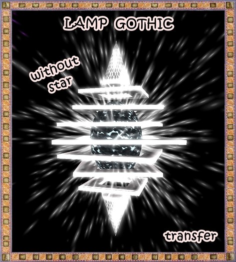 ROTATIVE LAMP GOTICA