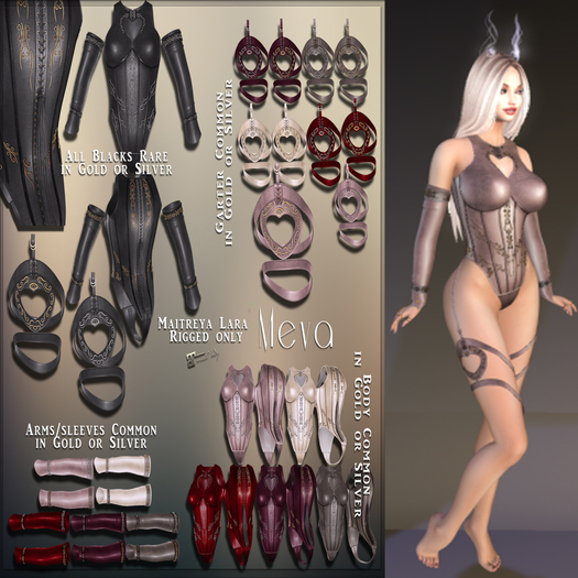 GACHA.Meva Alanna -SET- Brown Gold Box