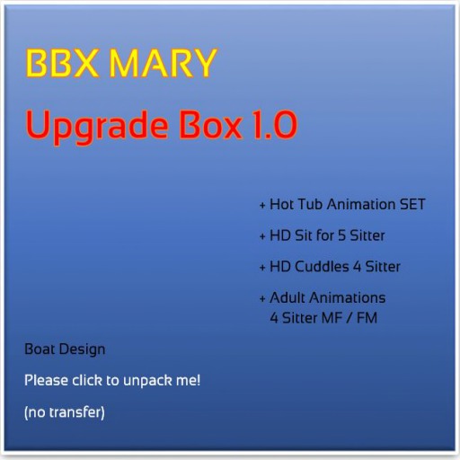 BBX MARY HOT TUB Animation Pack