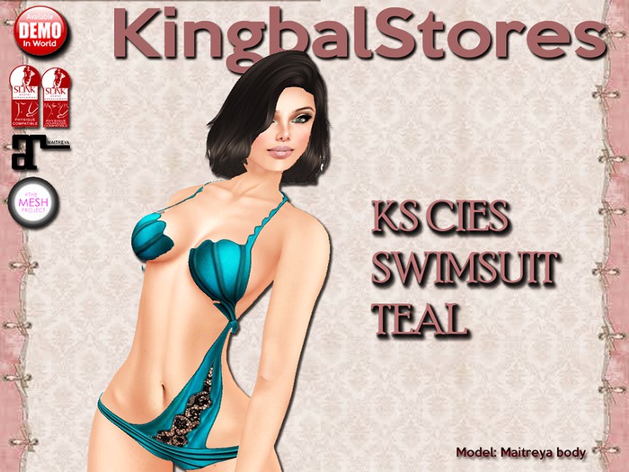 KS CIES SWIMSUIT TEAL