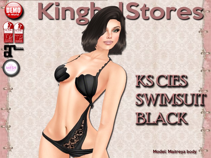 kS CIES SWIMSUIT BLACK