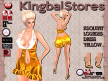 150 KS OUTFIT LOURDES DRESS YELLOW