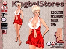 150 KS OUTFIT LOURDES DRESS RED