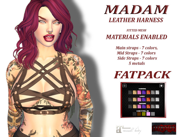 [F] Madam Harness - Fatpack - Maitreya Only