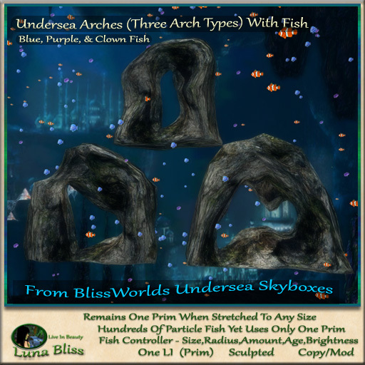 Undersea Arches With Fish