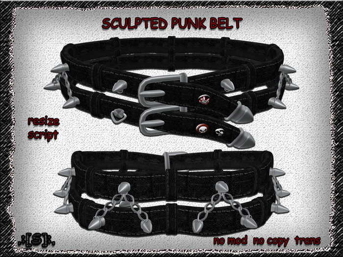 .:[S]:. Sculpted Punk Belt  -  PROMO PRICE!!