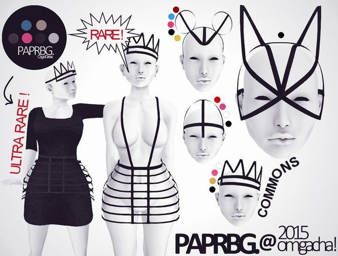 PAPRBG. Black Cage RARE