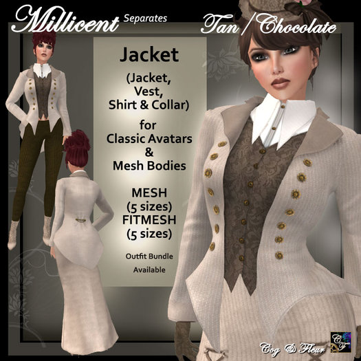 C&F Millicent Mesh & Fitmesh Jacket AH - Tan