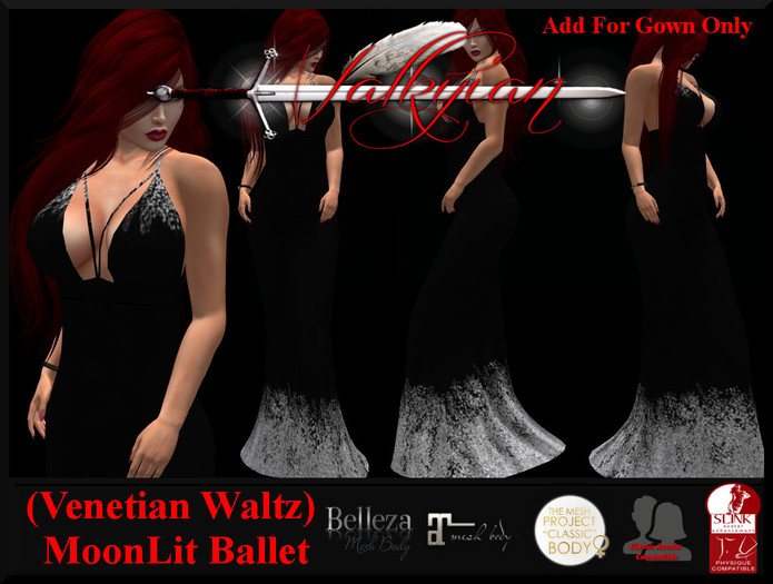 ~Valkyrian~MoonLit Ballet (Venetian Waltz) Gown (BOXED)