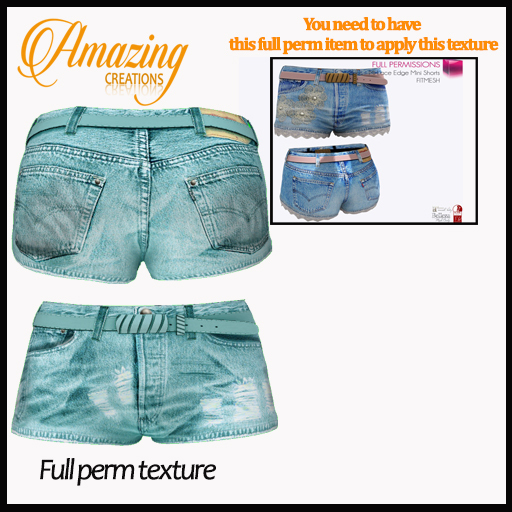 AmAzIng CrEaTiOnS Full perm Texture Shorts-Ripped & Classic-4