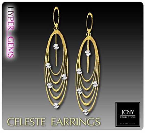 JCNY - Celeste, Hyper-Gems Earrings