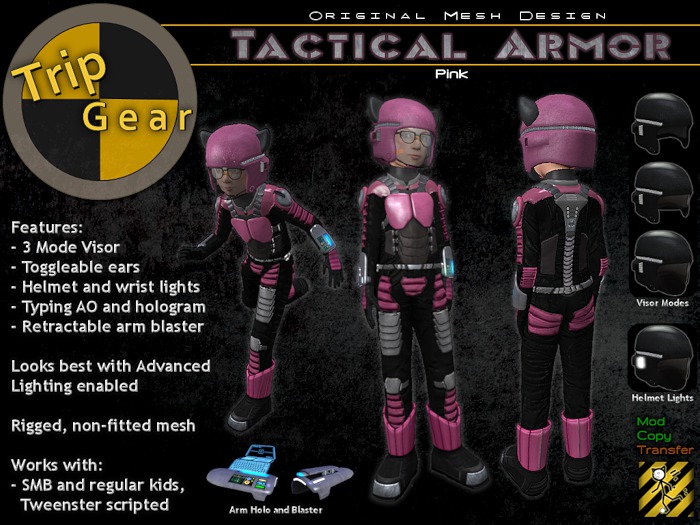 TripGear Tactical Armor (Pink)