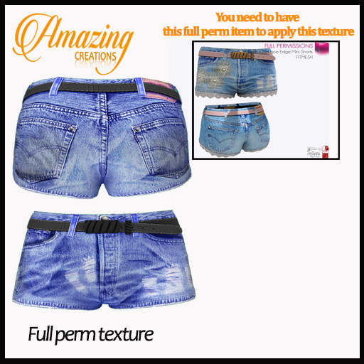 AmAzIng CrEaTiOnS Full perm Texture Shorts-Ripped & Classic-8