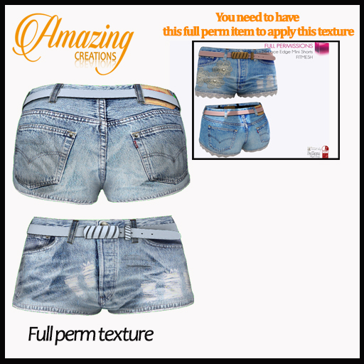AmAzIng CrEaTiOnS Full perm Texture Shorts-Ripped & Classic-9