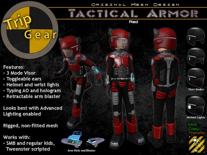 TripGear Tactical Armor (Red)
