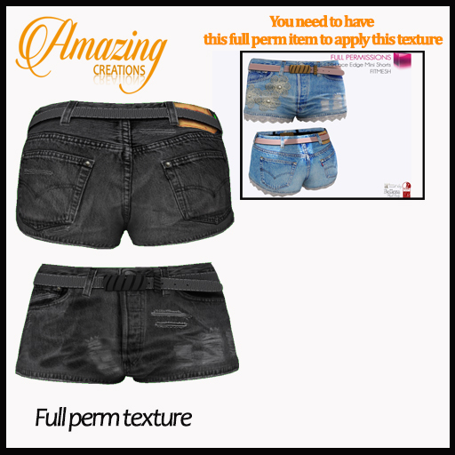 AmAzIng CrEaTiOnS Full perm Texture Shorts-Ripped & Classic-19