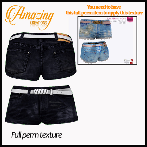 AmAzIng CrEaTiOnS Full perm Texture Shorts-Ripped & Classic-20