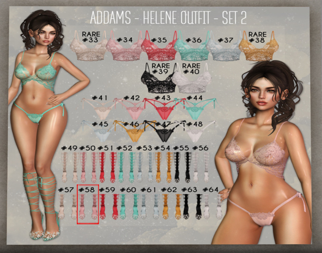 #58 - Addams - Helene Regular Boots - Maitreya
