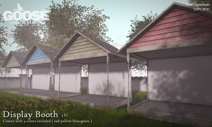 GOOSE - display booths (4 colors)