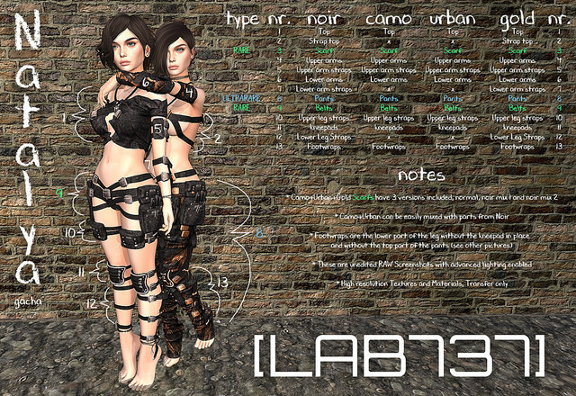 [LAB737] Inverse Natalya-FREYA-Scarf [camo] RARE