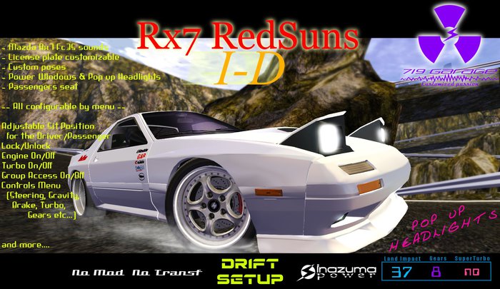 719 Garage - Rx7 RedSuns ID (Wear to unpack)
