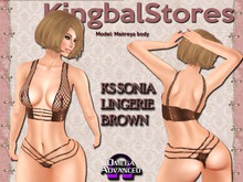 100 KS SONIA LINGERIE BROWN