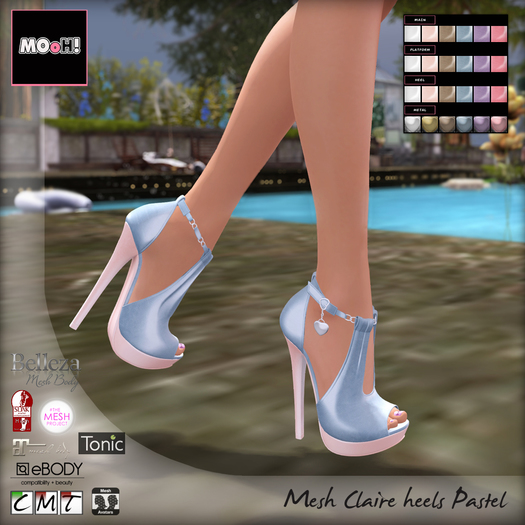 MOoH! Claire heels Pastel (Add)