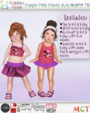 .:RP:. Purple Pink Panda Swim Outift TD (wear to unpack)