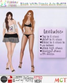 .:RP:. Black White Panda Swim Outfit (wear to unpack)
