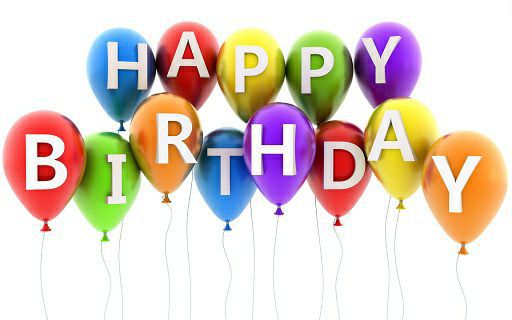 birthday balloons