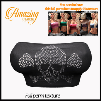 skull tube top