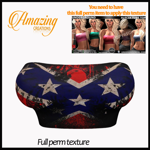AmAzIng CrEaTiOnS Full perm Texture TUBE TOP-Flag