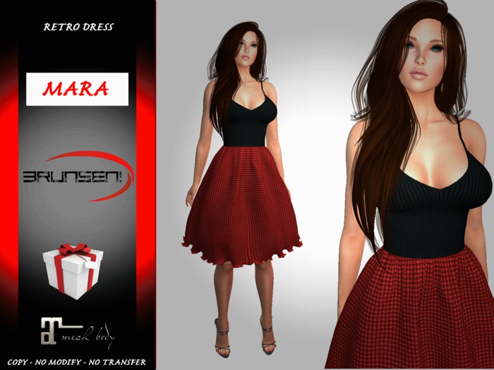 Brunsen! Mara Retro Dress