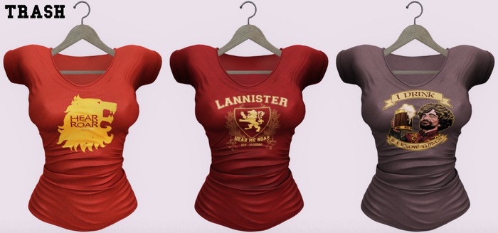TRASH - "GOT" Shirt - Lannister Set