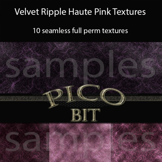 Velvet Ripple Haute Pink Textures