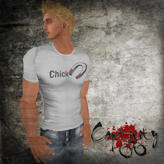 [Captivity Co.]--Chick Magnet T-Shirt~Grey