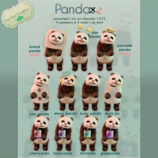 .TMC. - Pandaz Gacha - Bread Panda RARE