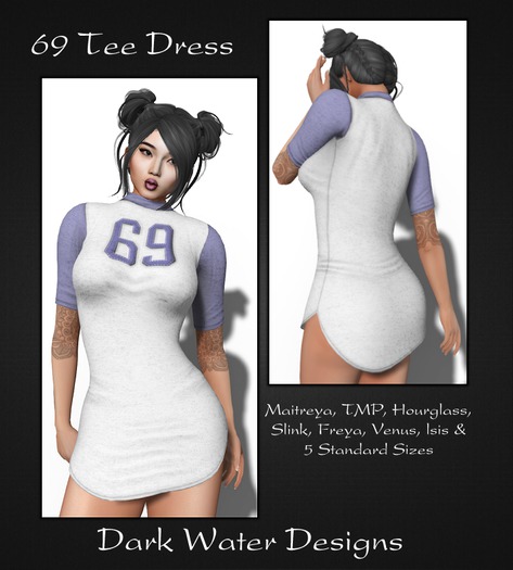 DWD - 69 Tee Dress, violet