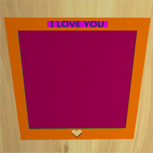 ~(DER)~ I Love You Frame-Full Perm