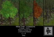 AF :- Mesh Tree 4 Seasons with HUD