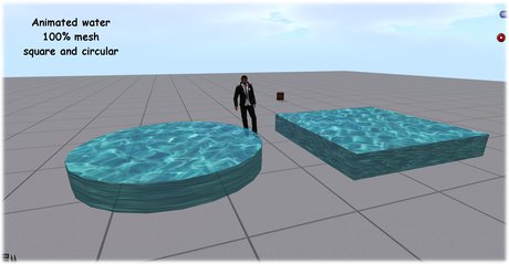 Second Life Marketplace - animated water - mesh - full perms - boxed