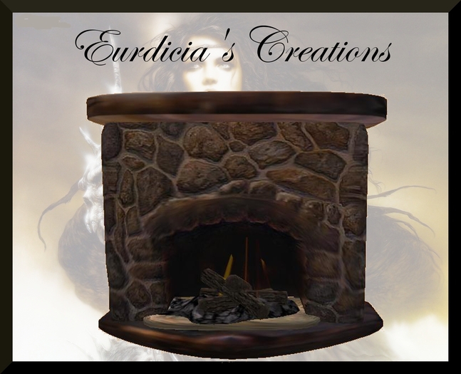 STONE FIREPLACE