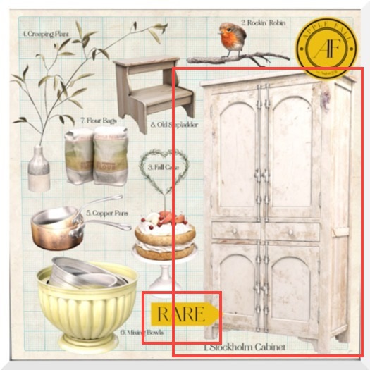 1. AF Stockholm Entry Cabinet RARE