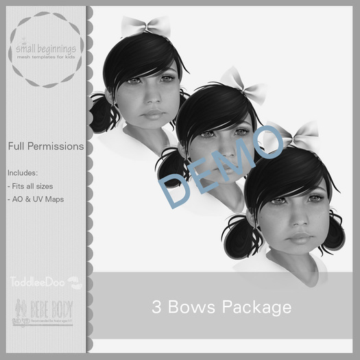 SMALL BEGINNINGS-3 Bows Package - DEMO