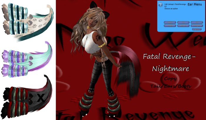 Fatal Revenge- Nightmare Neko Set (Promo Sale)