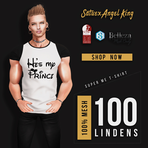 .:SATUEX:. T-Shirt He's my Prince [click to unpack]