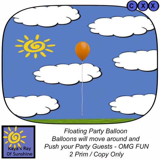 Party Balloon Orange BOX
